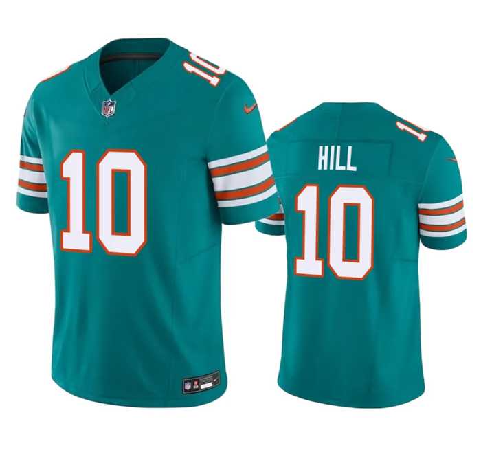 Men & Women & Youth Miami Dolphins #10 Tyreek Hill Aqua 2023 F.U.S.E Vapor Limited Stitched Football Jersey